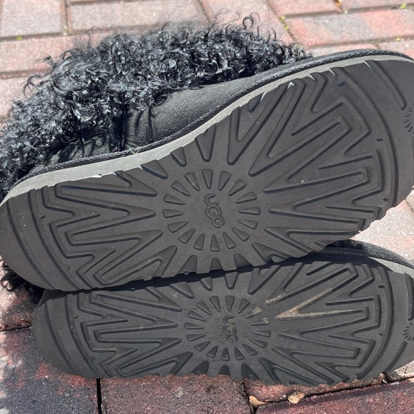 UGG Mongolian Fur Mid-Calf Boots Size 7 - Picture 4 of 7